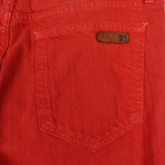 Joe's Jeans Mens Rouge Red Mid Rise Slim Fit Straight Leg Denim Jeans Size 32 - Picture 5 of 12